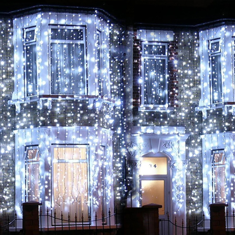 1*4м. Электрогирлянда-конструктор ''Занавес'' 192LED (теплый) IP44 Vegas 295918