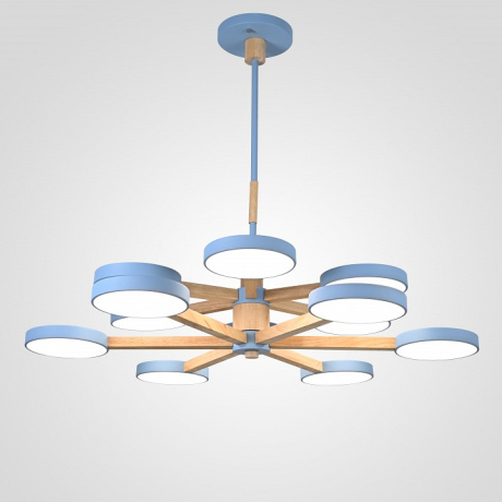 Люстра на штанге Imperiumloft TURNA Blue TURNA-DBL01 