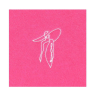 420191 Салфетка для сервировки декоративная (плейсмат) ANDASIBE, L100, B100, H3, полиэстер, ярко-розовый Eglo 