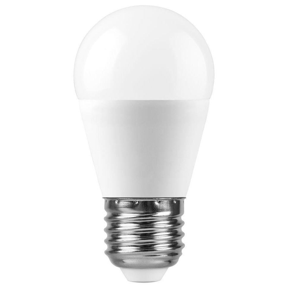 Светодиодная лампа E27 15W 2700K (теплый) G45 Saffit SBG4515 (55212)