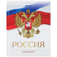 Нарушена упаковка! <287196> Дневник 5-11 класс, 48 л., твердый, BRAUBERG, глянцевая ламинация, с подсказом, "Символика 2", 106067
