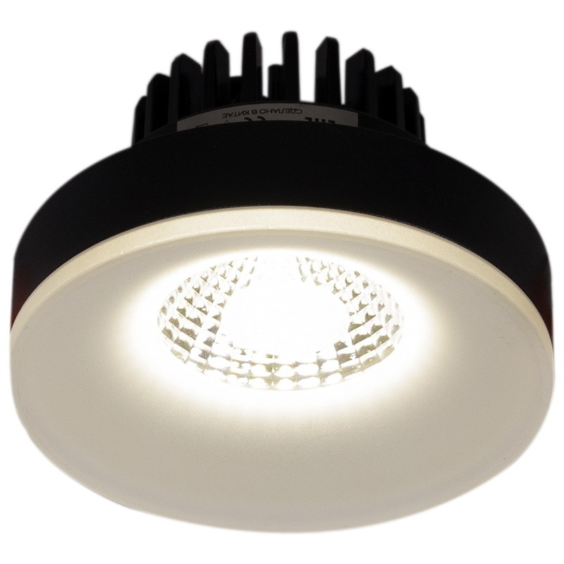 Встраиваемый светодиодный светильник Reluce 81073 1422369, цвет черный - фото 2