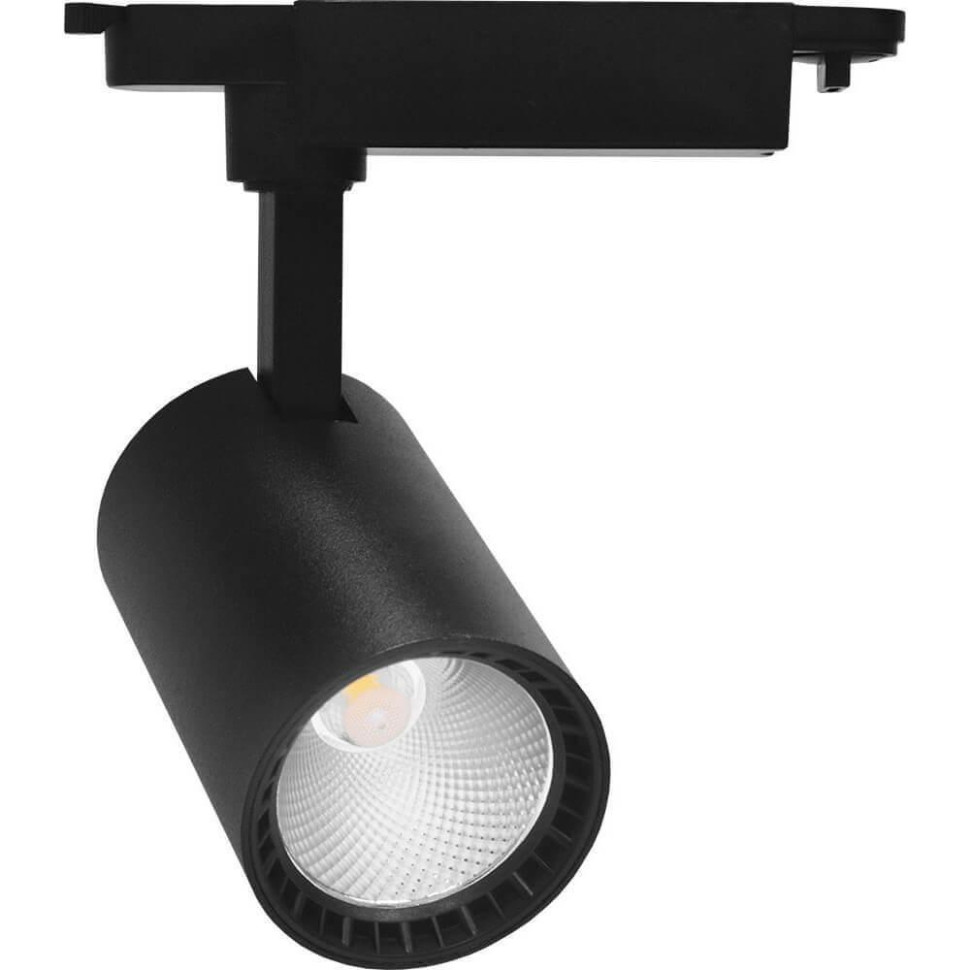 Однофазный LED светильник 8W 4000К для трека Feron AL102 (29646), цвет черный - фото 1