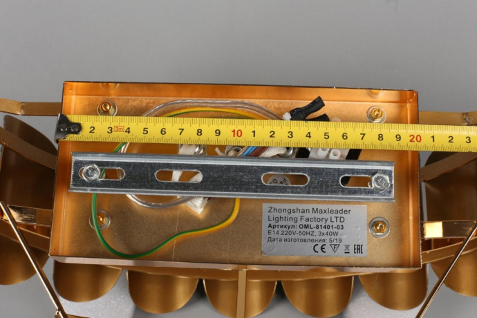 Бра с лампочками Omnilux OML-81401-03+Lamps 