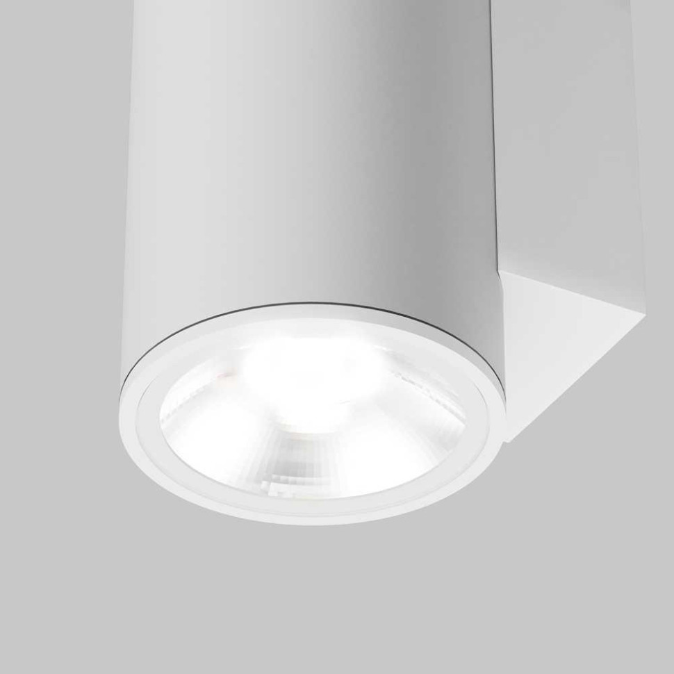 Уличный настенный светодиодный светильник Maytoni Shim O303WL-L10W3K, цвет белый - фото 2