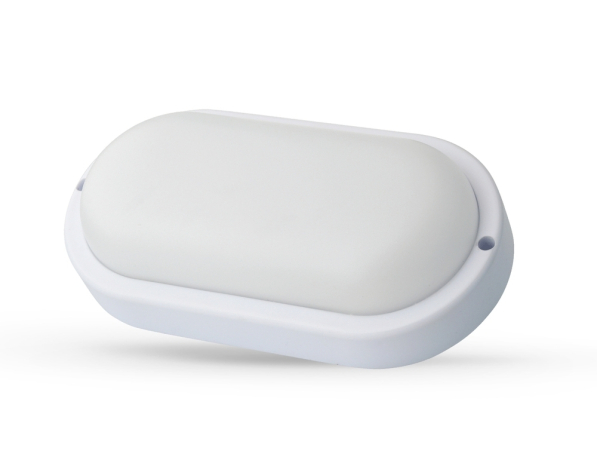 Ultraflash LBF-0902 C01 (Св-к LED влагозащищённый, 12 Вт, IP65, 220В, 6500К, овал) (15349) 