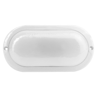 Ultraflash LBF-0902 C01 (Св-к LED влагозащищённый, 12 Вт, IP65, 220В, 6500К, овал) (15349)