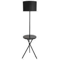 Торшер с лампочкой Arte lamp A2070PN-1BK+Lamps