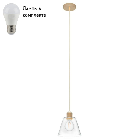 Подвесной светильник с лампочкой Eglo 43633+Lamps 