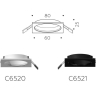 Корпус светильника встраиваемый для насадок D60mm Ambrella light Diy Spot C6521