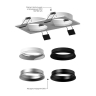Корпус светильника встраиваемый для насадок D60mm Ambrella light Diy Spot C6521