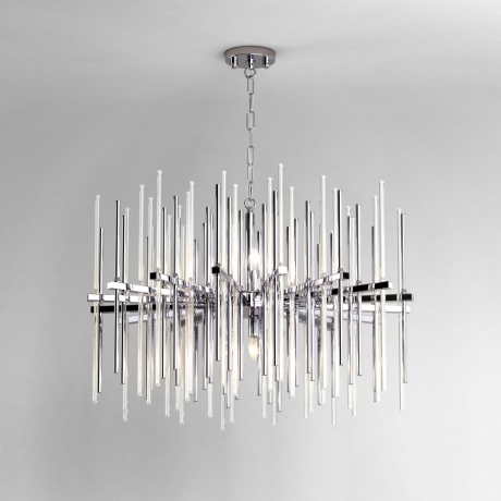 Подвесная люстра с управлением по Wi-Fi Bogates Allure 355/8 Smart хром (a057234) 