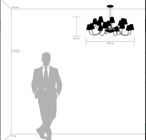 Подвесная люстра Lightstar с поддержкой Алисы, Cigno Collo Ch 758164 