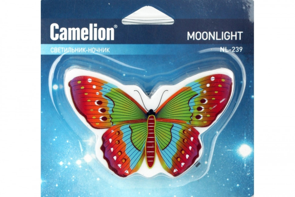 NL-239 ''Бабочка'' LED ночник Camelion 13814, цвет белый - фото 2