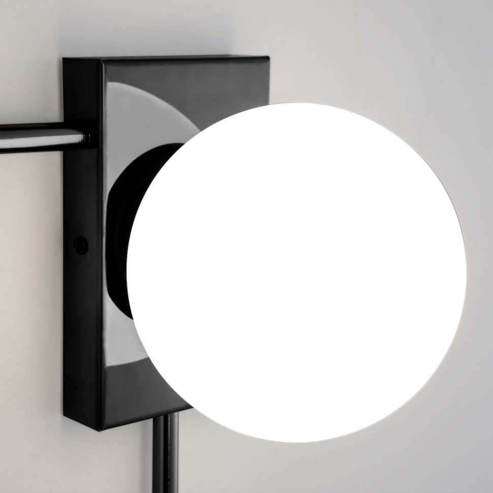 Настенный светильник Eurosvet 40036/1 черный жемчуг (a061477), цвет матовый 40036/1 черный жемчуг - фото 2