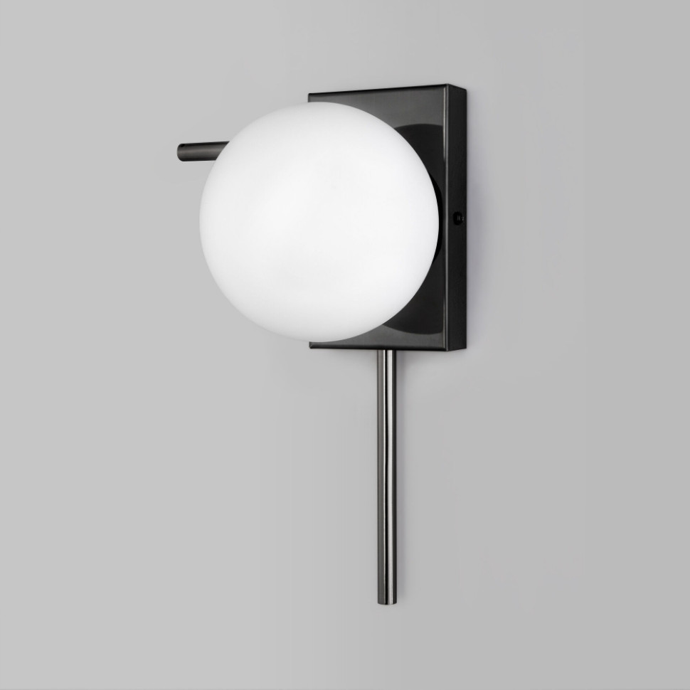 Настенный светильник Eurosvet 40036/1 черный жемчуг (a061477), цвет матовый 40036/1 черный жемчуг - фото 3