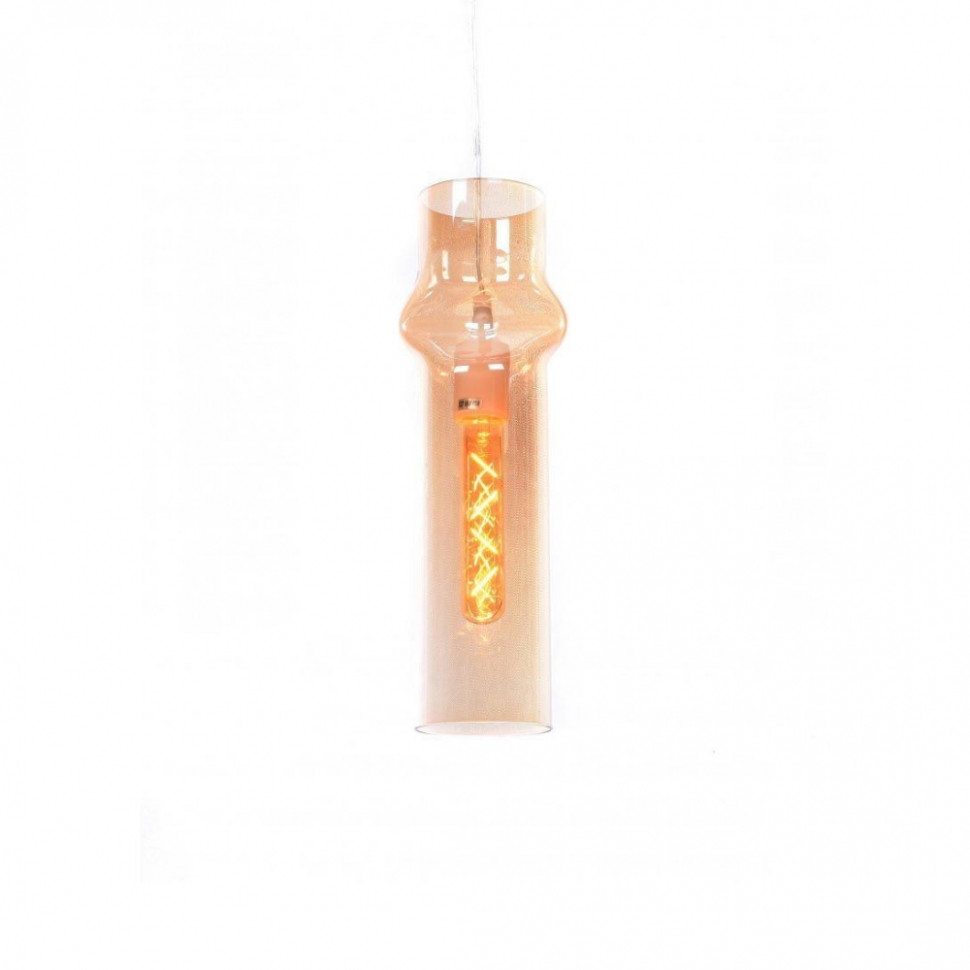 Подвесной светильник Lumina Deco Varius Amber LDP 1174 -1 AMB, цвет хром LDP 1174-1 AMB - фото 1