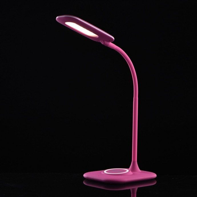 631036701 Светодиодная настольная лампа De Markt Ракурс, цвет розовый - фото 2