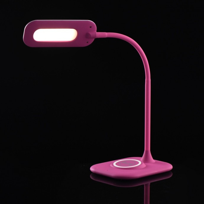 631036701 Светодиодная настольная лампа De Markt Ракурс, цвет розовый - фото 3