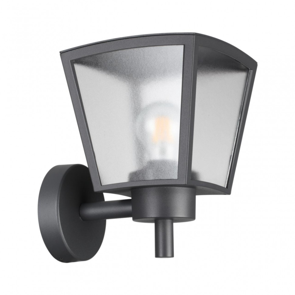 Уличный настенный светильник с лампочкой Novotech 370943+Lamps, цвет темно-серый 370943+Lamps - фото 2