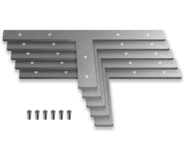 Соединитель угловой T-образный накладной Ambrella Light Profile System GP GP8055 