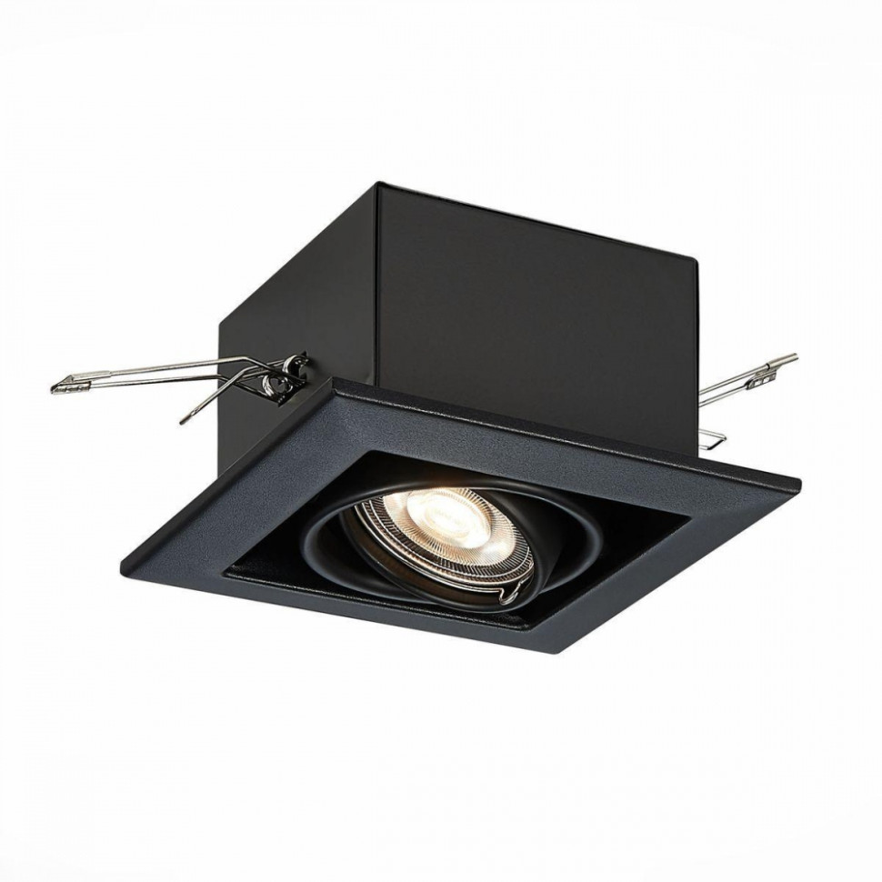 Встраиваемый светильник ST-Luce HEMI ST250.448.01, цвет черный - фото 1