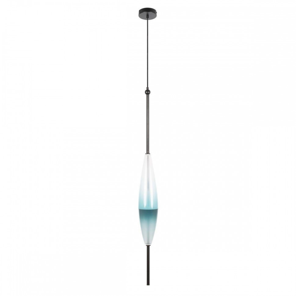 Подвесной светодиодный светильник Loft IT Venice 10223/A Blue, цвет черный 10223/A Blue - фото 1