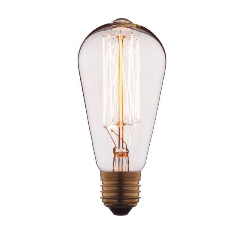 Ретро лампа E27 60W  Edison Bulb Loft It (1008), цвет желтый