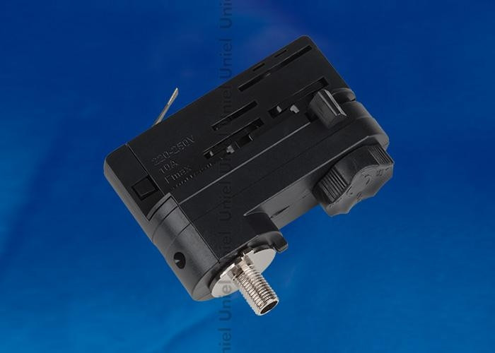 Адаптер для трехфазного шинопровода Uniel UBX-A61 BLACK 1 POLYBAG (09788) - фото 2