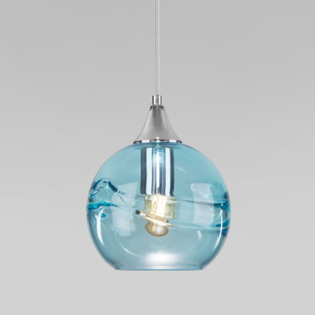 Подвесной светильник Eurosvet Lotus 50221/1 голубой 