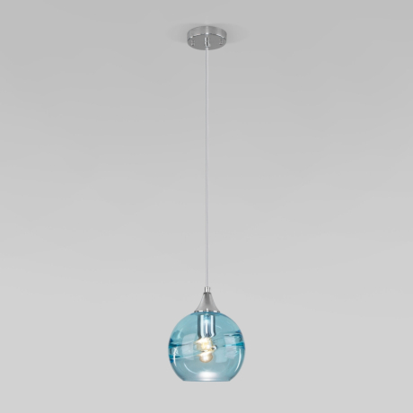 Подвесной светильник Eurosvet Lotus 50221/1 голубой 