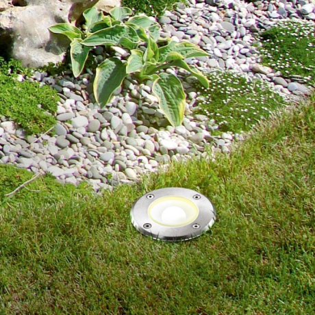 Тротуарный уличный светильник со светодиодной лампочкой GU10, комплект от Lustrof. №644228