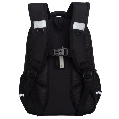 Нарушена упаковка!  <796737> Рюкзак GRIZZLY школьный, анатомическая спинка, 2 отделения, для мальчиков, "BREAK DOWN", 39х28х20 см, RB-554-7/4 (274164)