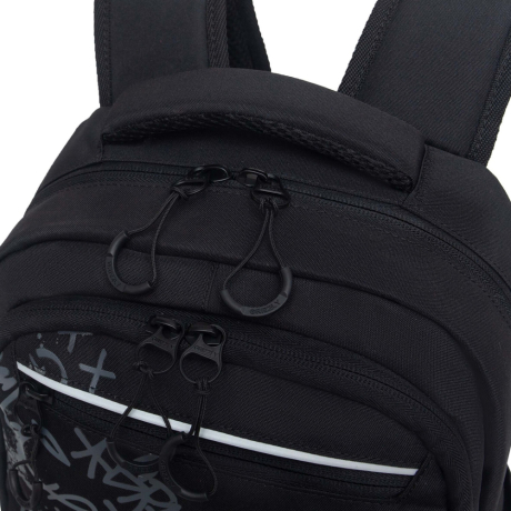 Нарушена упаковка!  <796737> Рюкзак GRIZZLY школьный, анатомическая спинка, 2 отделения, для мальчиков, "BREAK DOWN", 39х28х20 см, RB-554-7/4 (274164)