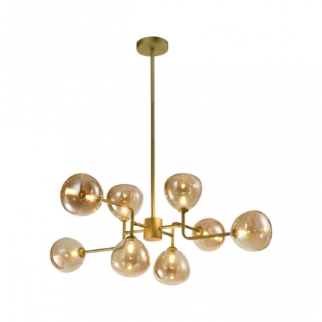 Люстра на штанге со светодиодными лампочками G9, комплект от Lustrof. №369013-657168 