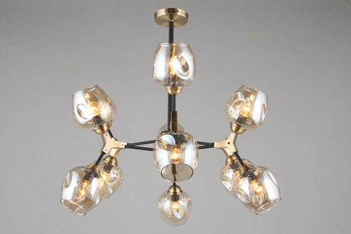 OML-93407-12 Потолочная люстра Omnilux Pozzallo 