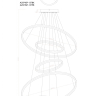 Подвесная люстра Arte Lamp ARKANE A2974SP-137PB 
