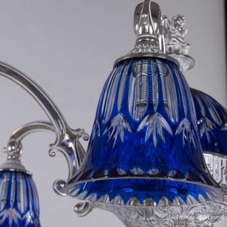 Торшер Bohemia Ivele Crystal 72009TP/6/175 NW P2 D Clear-Blue/H-1I FA1S 