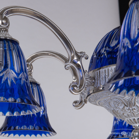 Торшер Bohemia Ivele Crystal 72009TP/6/175 NW P2 D Clear-Blue/H-1I FA1S 