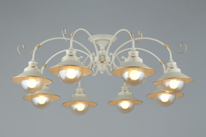 Люстра потолочная с лампочками Omnilux OML-50807-08+Lamps 