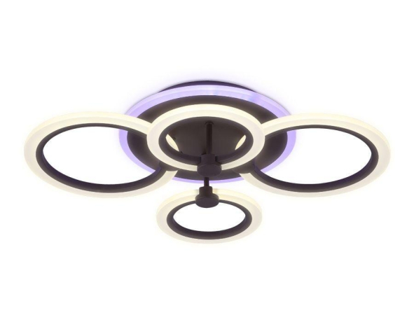 Потолочная светодиодная люстра с пультом д/у Ambrella light Acrylica FA526 