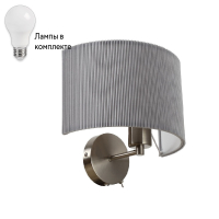 Бра с лампочкой Arte lamp A1021AP-1SS+Lamps