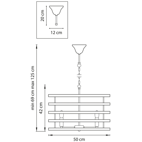Подвесной светильник Lightstar Epsilon 735050