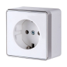 Нарушена упаковка!  <90710> Розетка с заземлением Gallant (белая) Werkel  W5071001