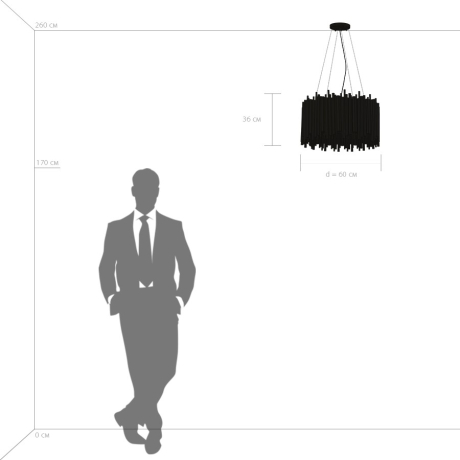 Подвесная люстра Lightstar с поддержкой Алисы, Savona 816102 