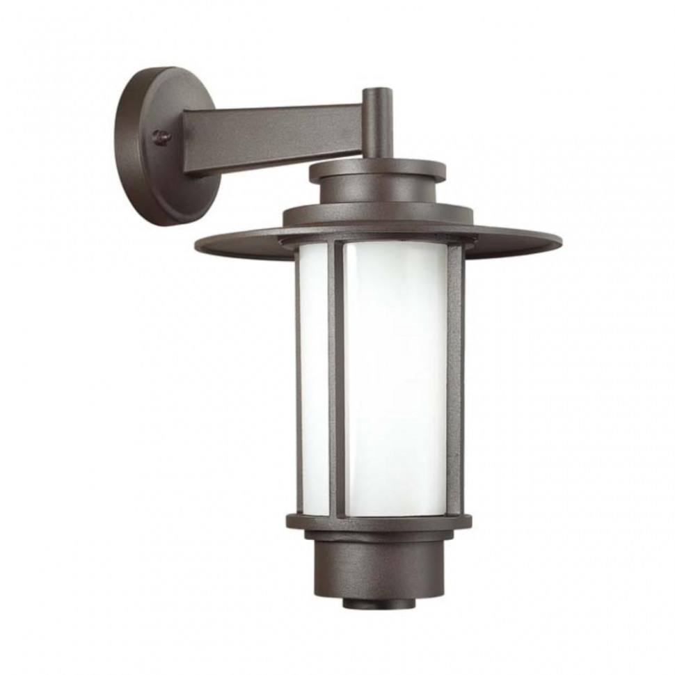 Настенный уличный светильник со светодиодной лампочкой E27, комплект от Lustrof. №105211-642578, цвет коричневый - фото 1