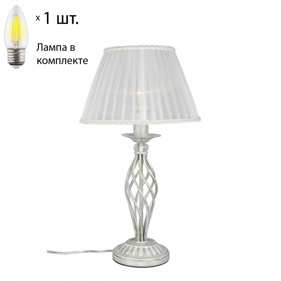 Настольная лампа с лампочкой Omnilux OML-79104-01+Lamps настольная лампа omnilux oml 82714 01