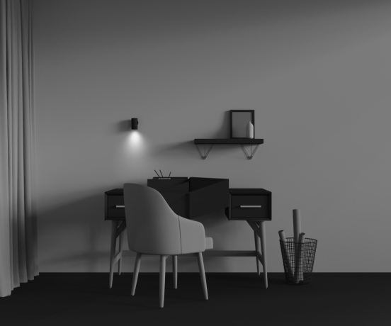 Бра Maytoni Technical Calipso C106WL-01-GU10-B