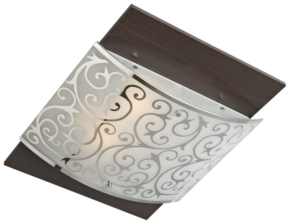 Потолочный светильник со светодиодными лампочками E27, комплект от Lustrof. №151194-623608, цвет темно-коричневый - фото 1