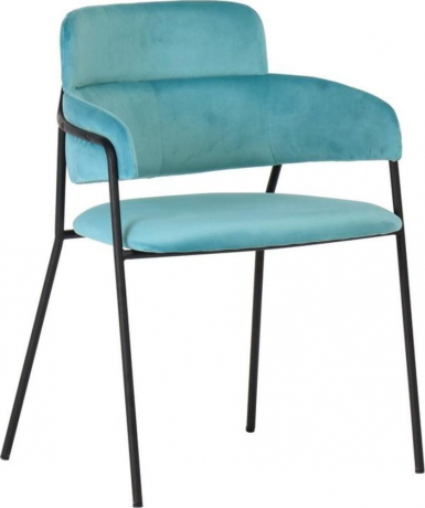 Стул  светло-бирюзовый с чёрными ножками Bradex Home 593822